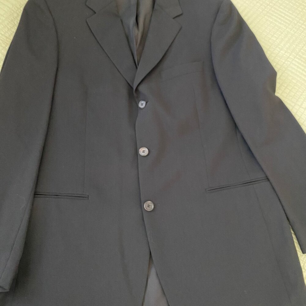 Hugo Boss Black Men's Suit 42R, Made in USA, Virgin Wool - Picture 15 of 15